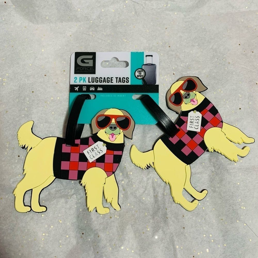 NEW FRENCH DOG G FORCE LUGGAGE TAG